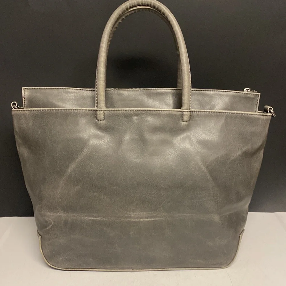 Matt & Nat Laptop Bag Grey Vegan Purse Large